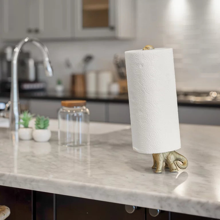 Sauropod Kitchen Roll/Paper Towel Holder (Gold)