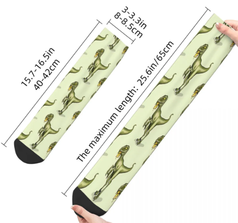 Sorry my Raptor Ate your Pizza Socks (Unisex)