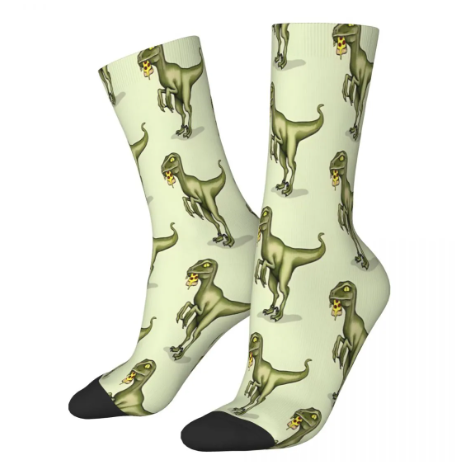 Sorry my Raptor Ate your Pizza Socks (Unisex)