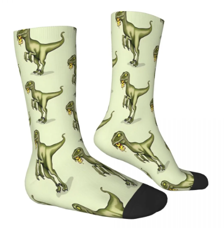 Sorry my Raptor Ate your Pizza Socks (Unisex)