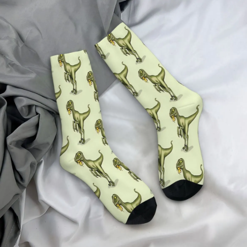Sorry my Raptor Ate your Pizza Socks (Unisex)
