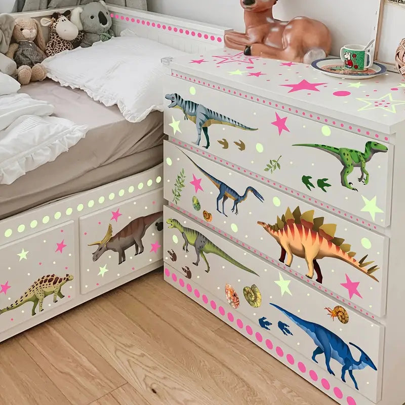 Glow in the Dark Dinosaur Wall Stickers