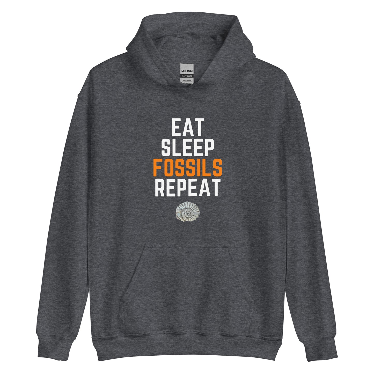 Eat Sleep Fossils Repeat Ammonite Hoodie