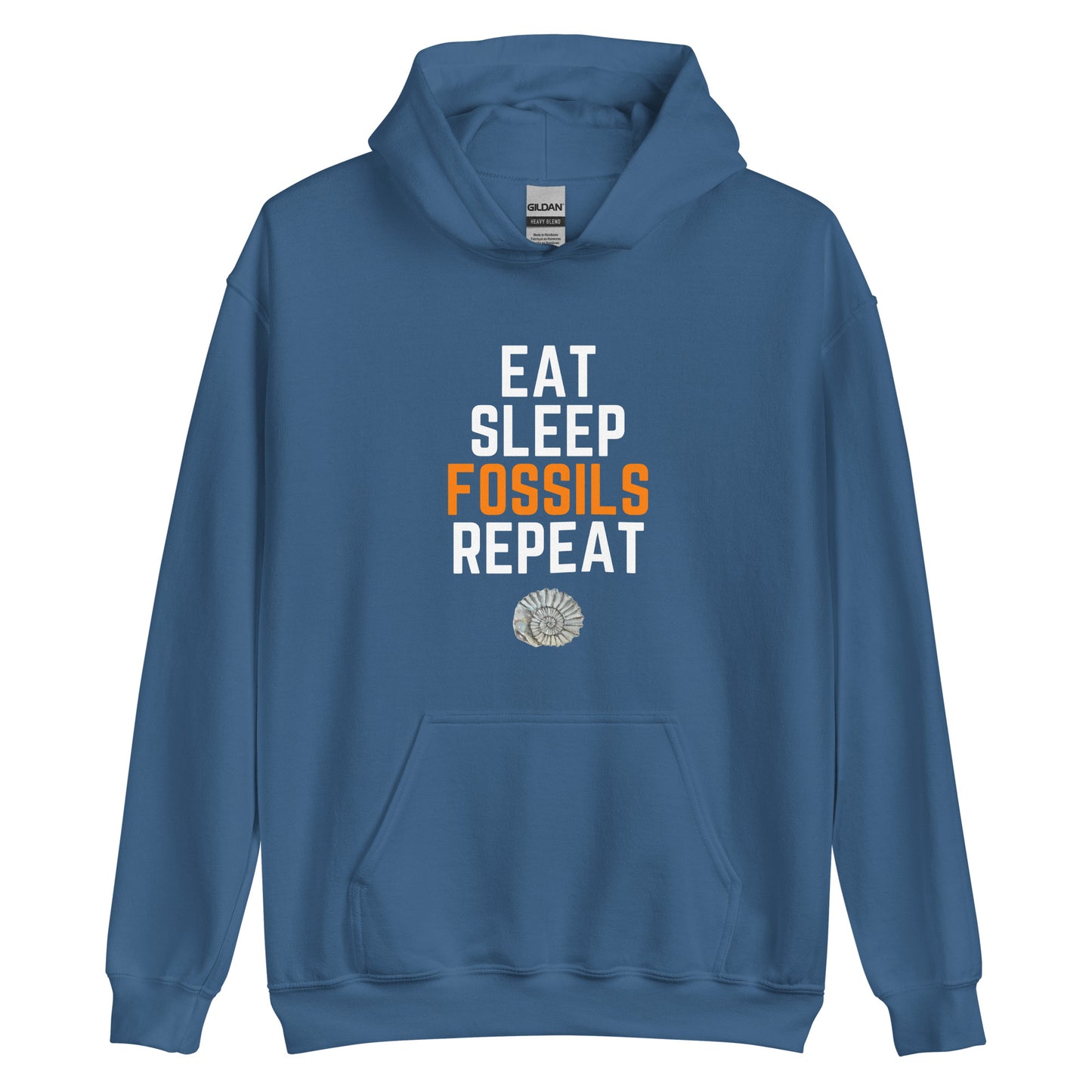Eat Sleep Fossils Repeat Ammonite Hoodie