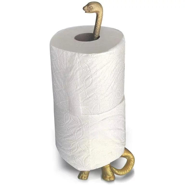 Sauropod Kitchen Roll/Paper Towel Holder (Gold)