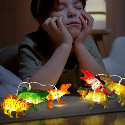 LED Battery Operated Dinosaur String Lights